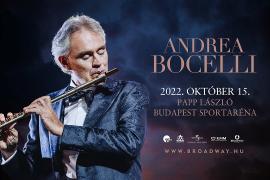 Andrea Bocelli 2022-ben Budapesten ad koncertet!