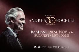 Andrea Bocelli duplázik Budapesten