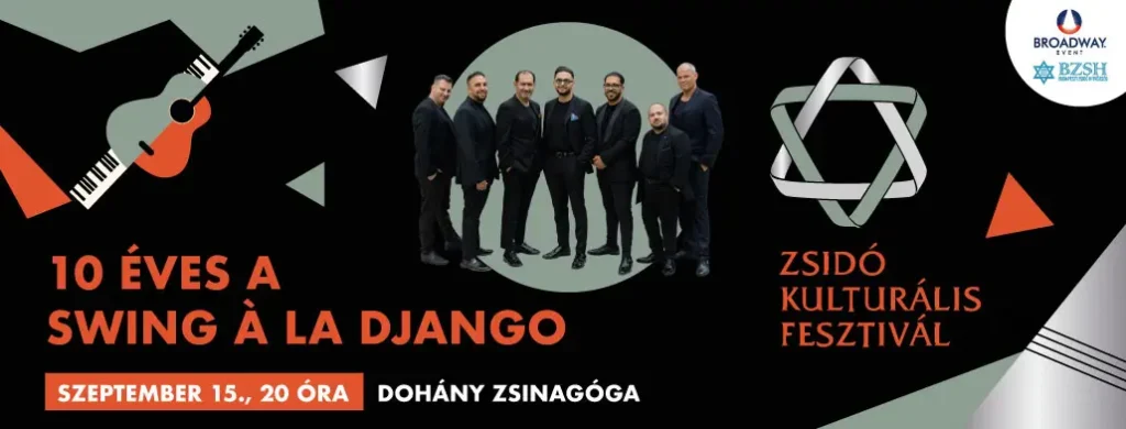 swing a la django budapest zsido kulturalis fesztival dohany zsinagoga 2024 09 15 broadway jegyiroda