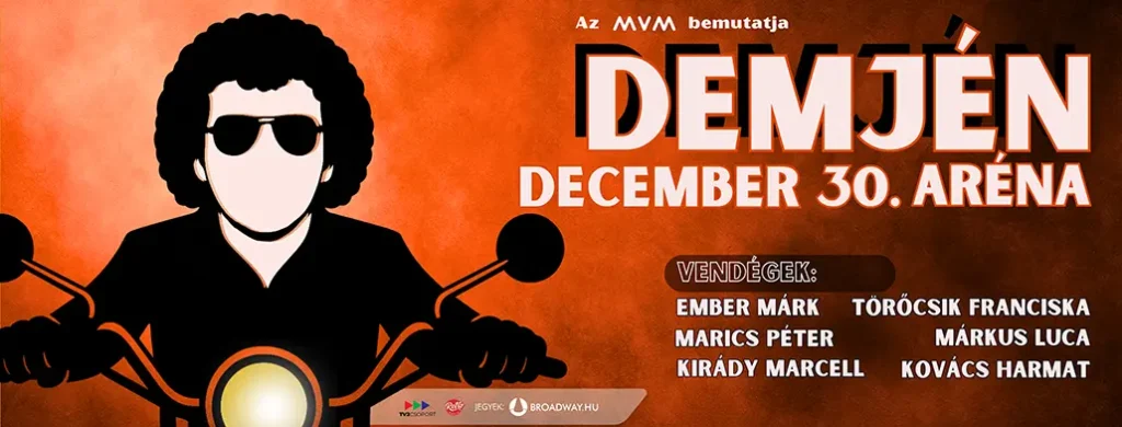 demjen koncert budapest 2025 12 30 broadway jegyiroda