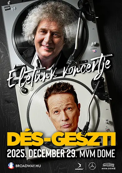 des laszlo geszti peter eletunk koncertje 2025 12 29 mvm dome broadway jegyiroda