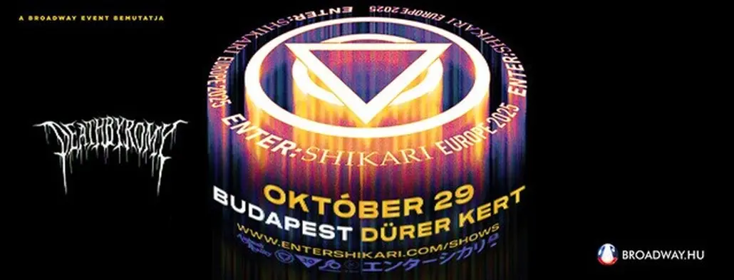 enter shikari europe tour dürer 2025 10 29 broadway jegyiroda