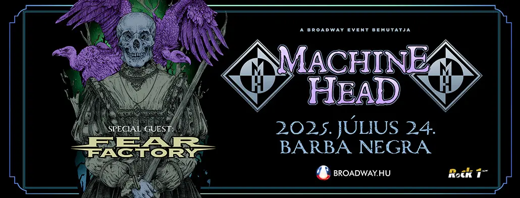 machine head fear factory 2025 07 24 barba negra brpadway jegyiroda