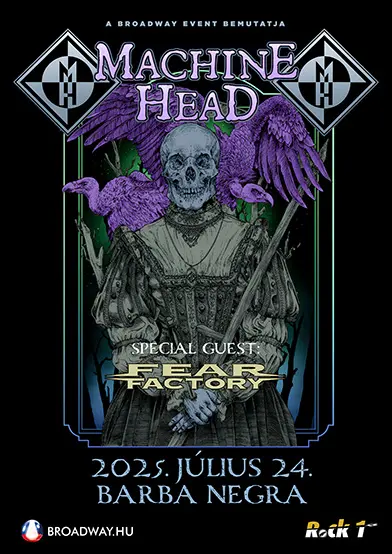 machine head fear factory 2025 07 24 barba negra brpadway jegyiroda