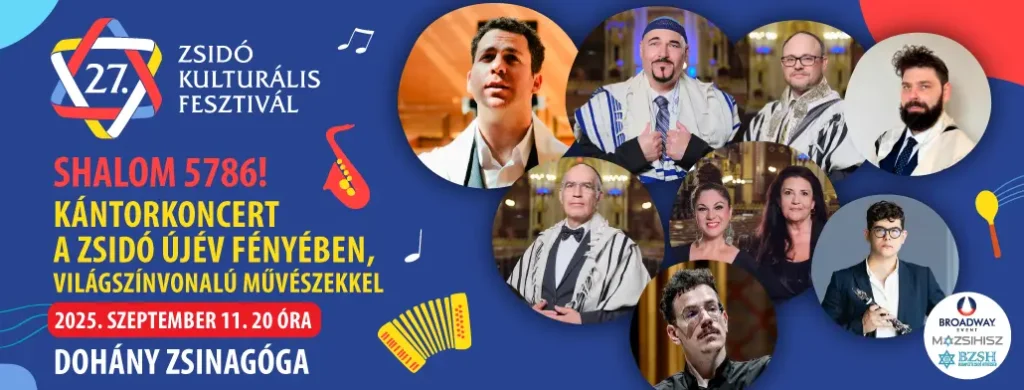 shalom5786 kantorkoncert zsidokulturalisfesztival dohany zsinagoga 2025 09 11 broadway jegyiroda