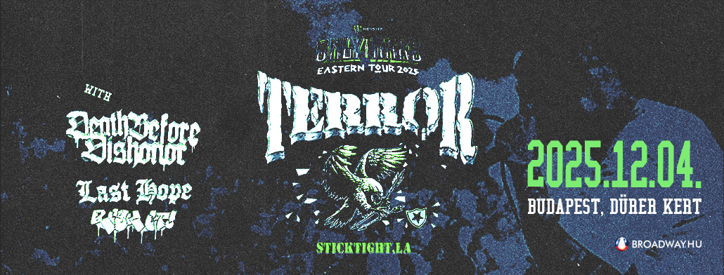terror koncert 2025 12 04 durer kert brodway jegyiroda