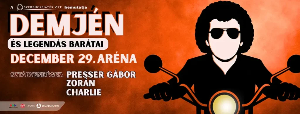 demjeneslegendasbaratai budapest arena 2025 12 29 broadway jegyiroda