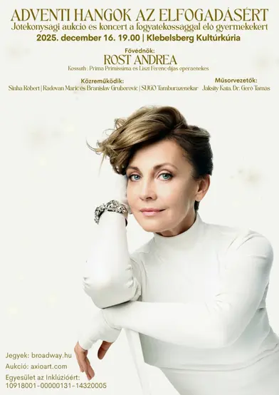 adventi hangok rostandrea klebersberg kulturkuria 2025 broadway jegyiroda