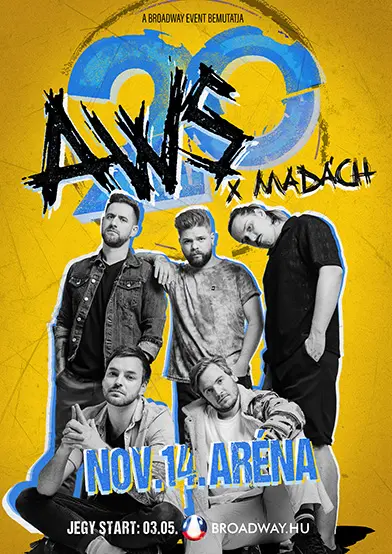 awsxmadach papplaszlobudapestsportarena budapest 2026 broadway jegyiroda